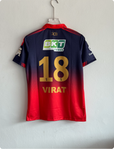 RCB 2026 2 STAR HOME KIT VIRAT POLO EMBROIDERY PREMIUM