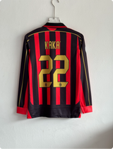 ACMILAN 2006-07 HOME KIT KAKA FULLSLEEVE POLO EMBROIDERY PREMIUM