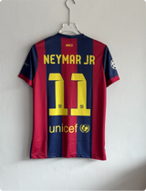 BARCELONA 2014-15 HOME KIT NEYMER EMBROIDERY PREMIUM
