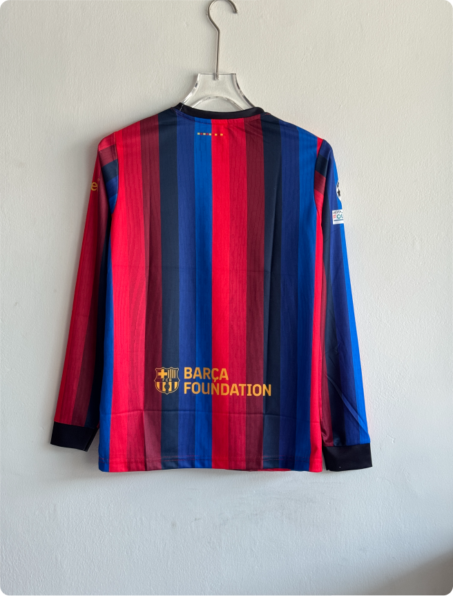 BARCELONA 26-27 HOME KIT FULLSLEEVE EMBROIDERY