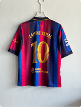 BARCELONA 26-27 HOME KIT LAMINE YAMAL FIVESLEEVE POLO