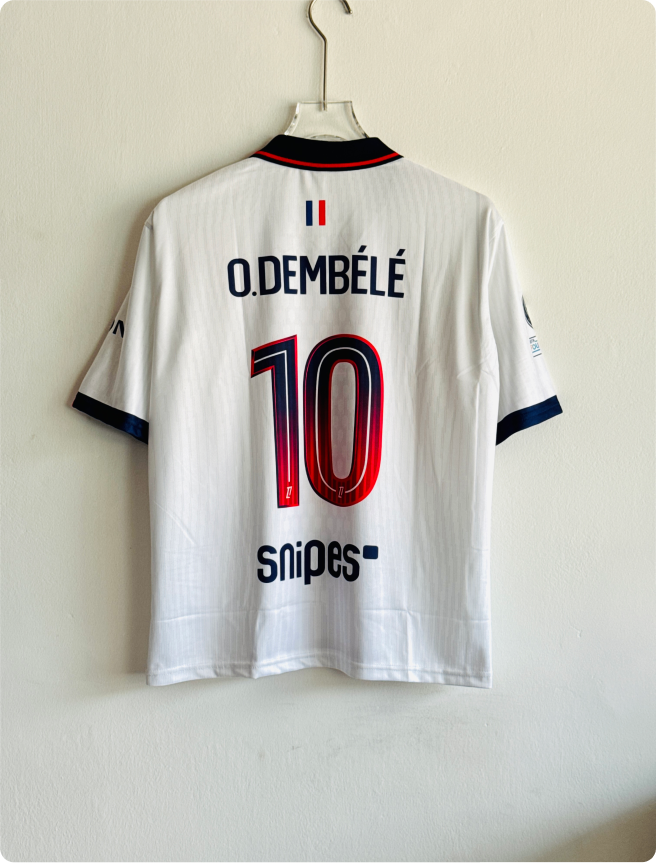 PSG 26-27 AWAY KIT DEMBELE FIVESLEEVE POLO