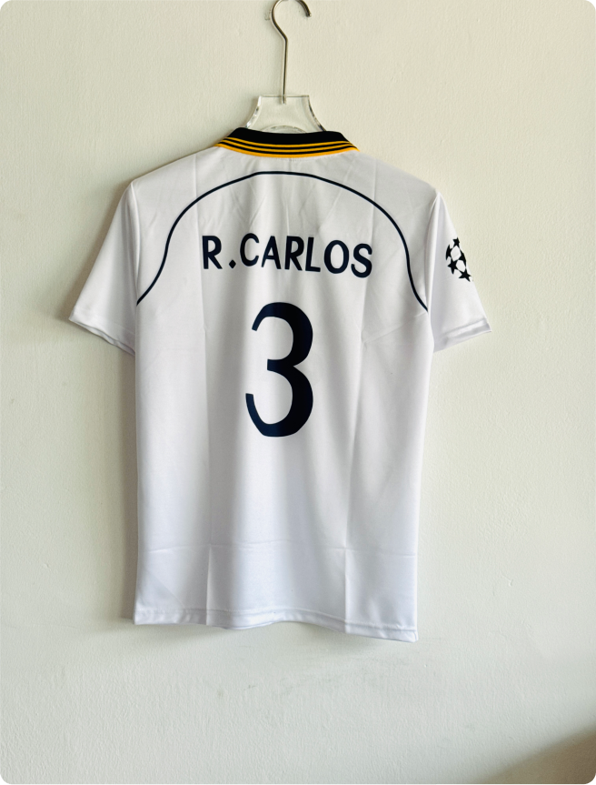 REAL MADRID 2000 HOME KIT CARLOS POLO