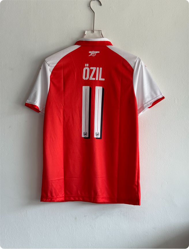 ARSANEL 2017-18 HOME KIT OZIL POLO EMBROIDERY PREMIUM