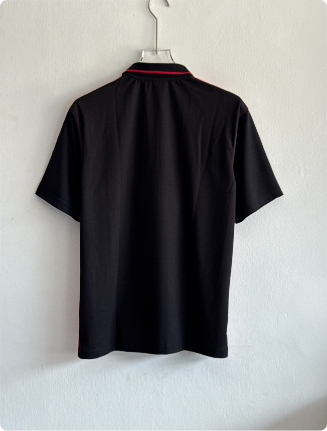 TSHIRT ACMILAN 22 POLO EMBROIDERY WITH ZIP PREMIUM