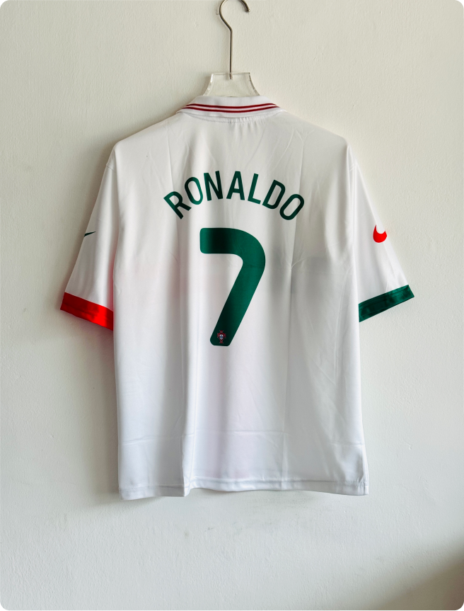 PORTUGAL 2012 AWAY KIT RONALDO FIVESLEEVE POLO