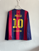 BARCELONA 2014-15 HOME KIT MESSI FULLSLEEVE EMBROIDERY