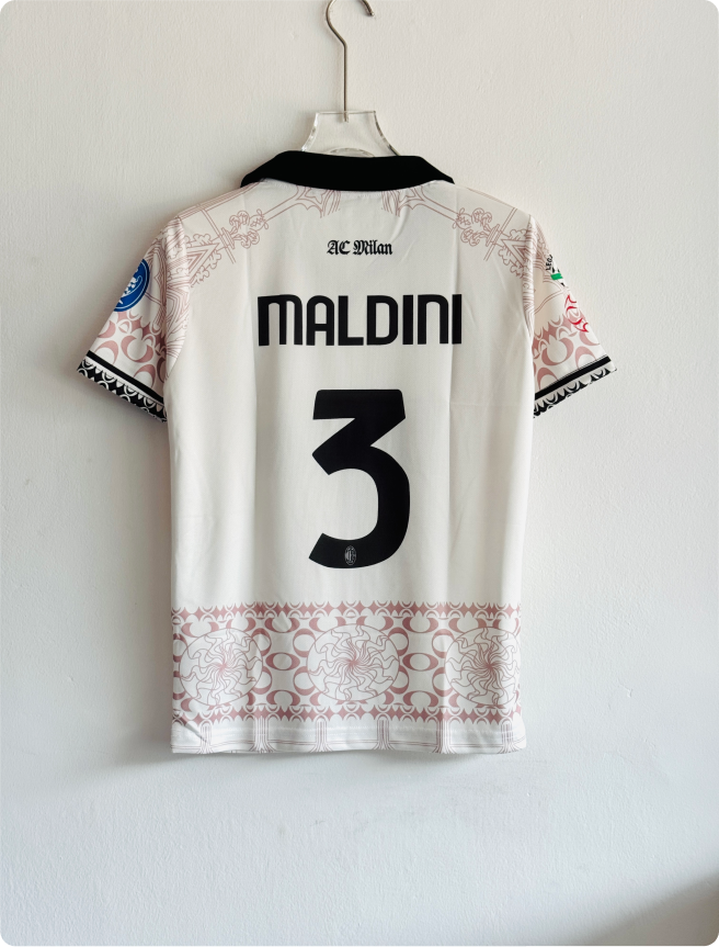 ACMILAN 2024 SPECIAL EDITION KIT MALDINI POLO EMBROIDERY