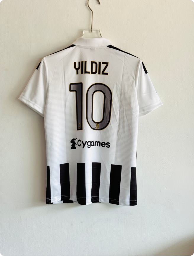 JUVENTUS 26-27 HOME KIT YILDIZ POLO EMBROIDERY PREMIUM