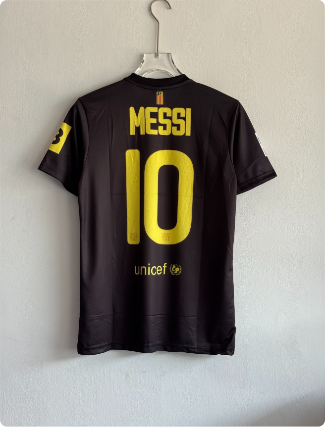 BARCELONA 2011-12 AWAY KIT MESSI EMBROIDERY PREMIUM
