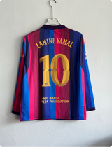 BARCELONA 26-27 HOME KIT YAMAL OVERSIZED FULLSLEEVE POLO