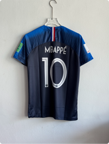 FRANCE 2018 HOME KIT MBAPPE POLO EMBROIDERY PREMIUM