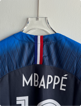 FRANCE 2018 HOME KIT MBAPPE POLO EMBROIDERY PREMIUM