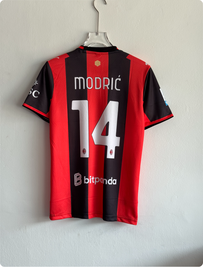 ACMILAN 26-27 HOME KIT MODRIC EMBROIDERY PREMIUM