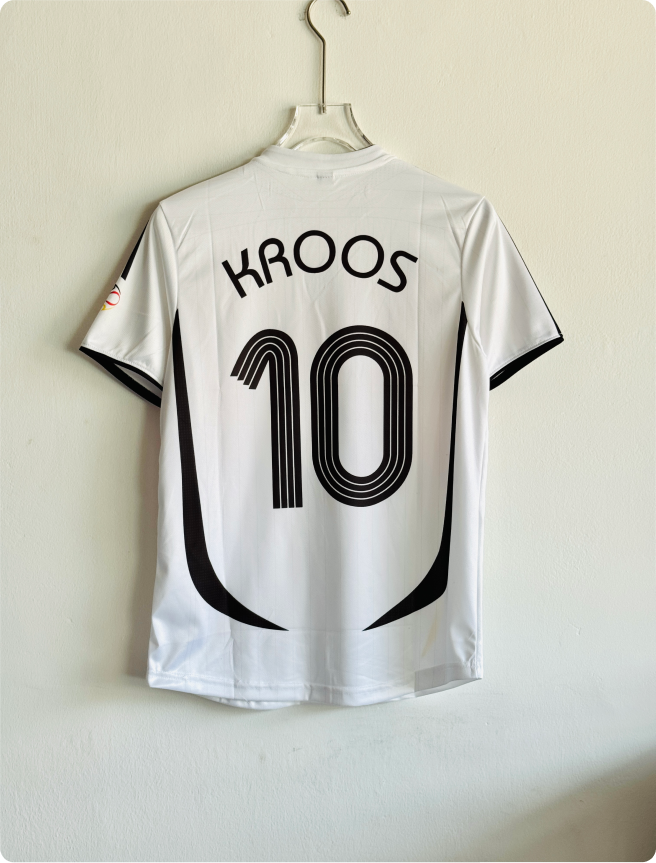 GERMANY 2006 HOME KIT KROOS EMBROIDERY PREMIUM