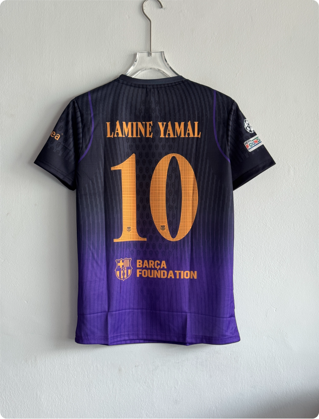 BARCELONA 26-27 AWAY KIT YAMAL EMBROIDERY