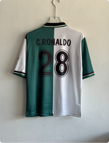 SPORTING 1998-99 THIRD KIT RONALDO FIVESLEEVE POLO EMBROIDERY PREMIUM