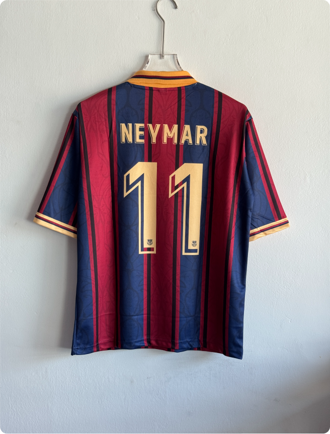 BARCELONA 125TH ANNIVERSARY KIT NEYMER FIVESLEEVE POLO EMBROIDERY PREMIUM