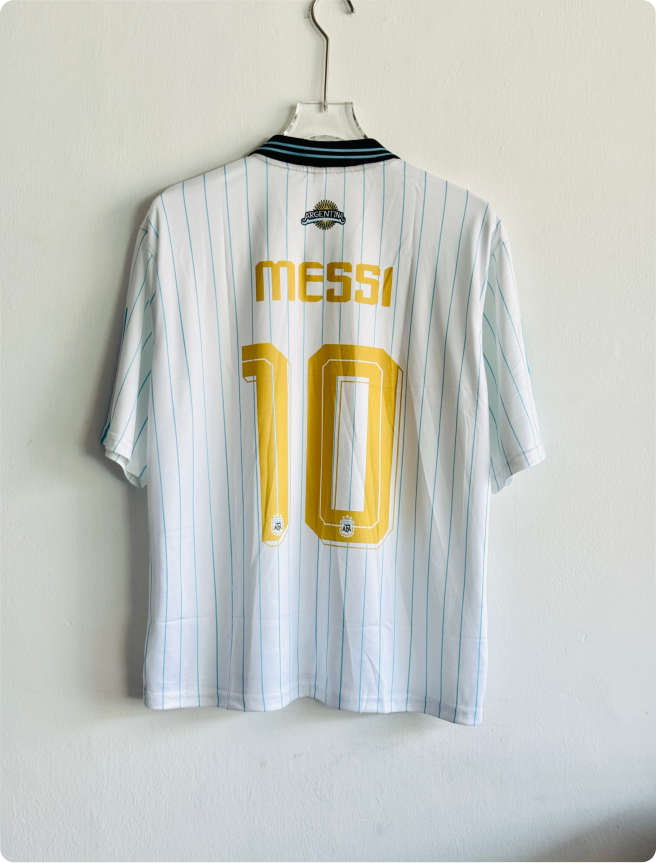 ARGENTINA TERRACE ICON EDITION MESSI FIVESLEEVE POLO