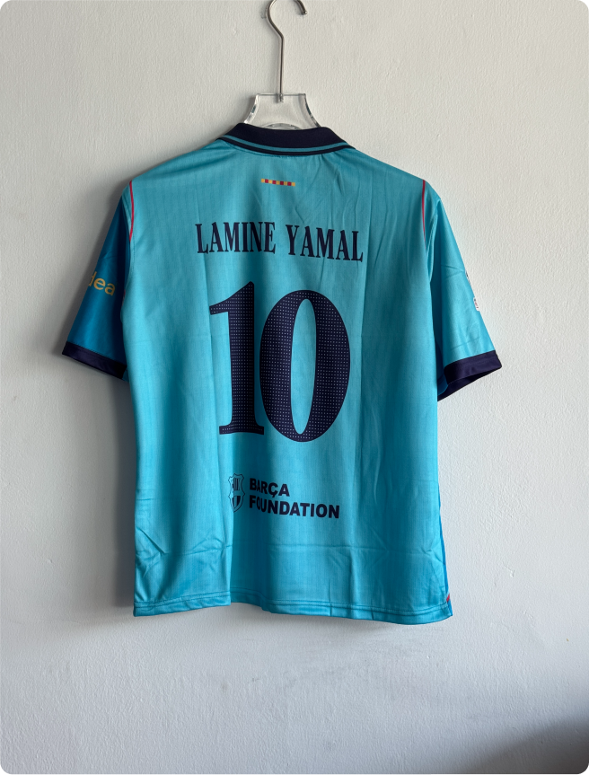 BARCELONA 26-27 THIRD KIT YAMAL FIVESLEEVE POLO