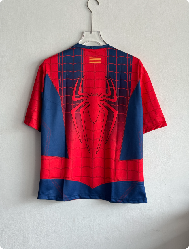 BARCELONA X SPIDERMAN SPECIAL EDITION KIT FIVESLEEVE EMBROIDERY