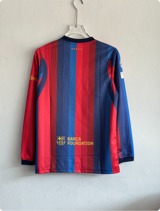 BARCELONA 26-27 HOME KIT FULLSLEEVE EMBROIDERY PREMIUM