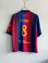 BARCELONA 26-27 HOME KIT PEDRI FIVESLEEVE POLO EMBROIDERY