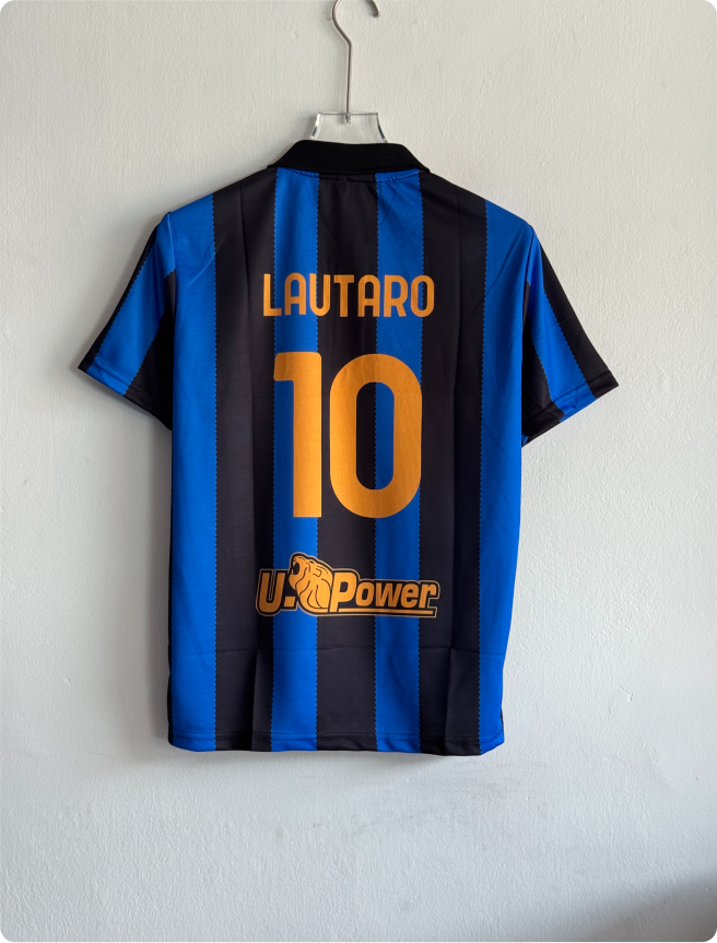 INTERMILAN 26-27 HOME KIT LAUTARO POLO EMBROIDERY