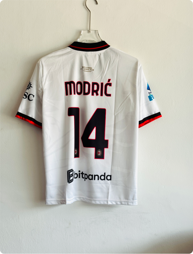 ACMILAN 26-27 AWAY KIT MODRIC FIVESLEEVE POLO