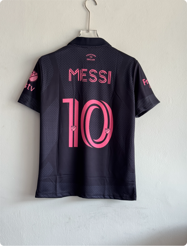 INTER MIAMI 2026 AWAY KIT MESSI POLO EMBROIDERY