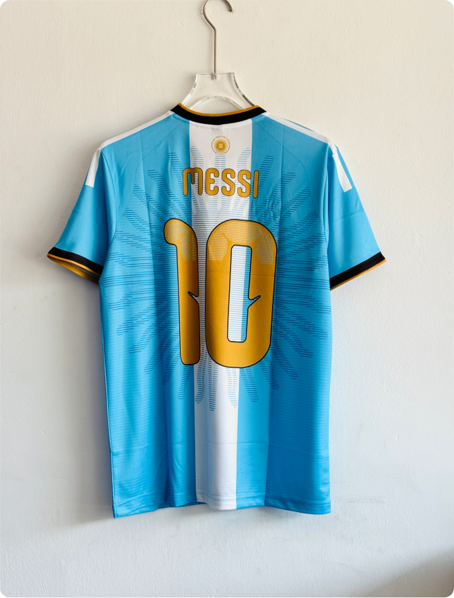 ARGENTINA 2026 MESSI FAREWELL KIT EMBROIDERY PREMIUM