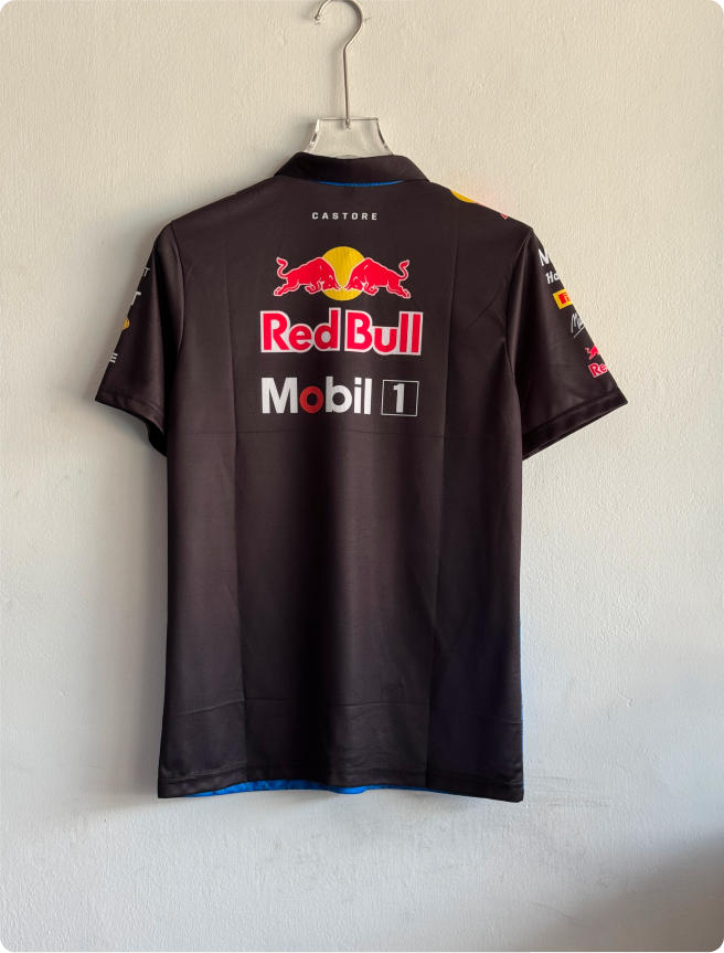 F1 RED BULL CASTORE NAVY BLUE POLO PREMIUM