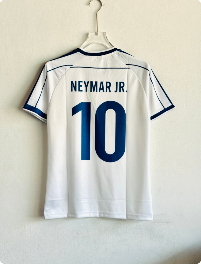 BRAZIL 1998 WHITE KIT NEYMER EMBROIDERY PREMIUM