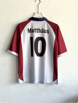 BAYERN MUNICH 1998-99 AWAY KIT MATTHAUS FIVESLEEVE POLO EMBROIDERY PREMIUM