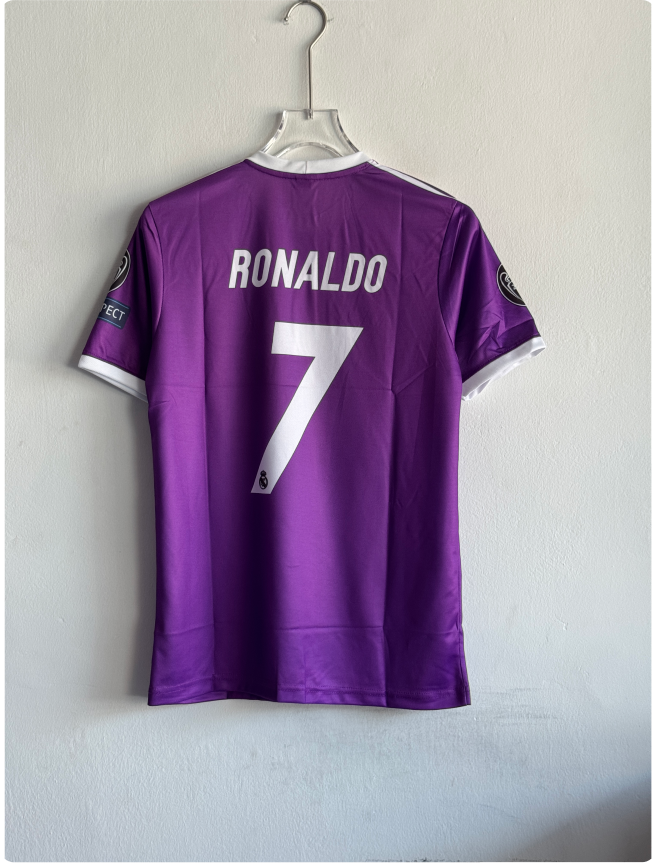 REAL MADRID 2016-17 AWAY KIT RONALDO EMBROIDERY PREMIUM