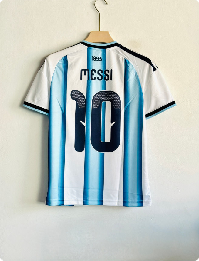 ARGENTINA 2026 HOME KIT MESSI EMBROIDERY PREMIUM