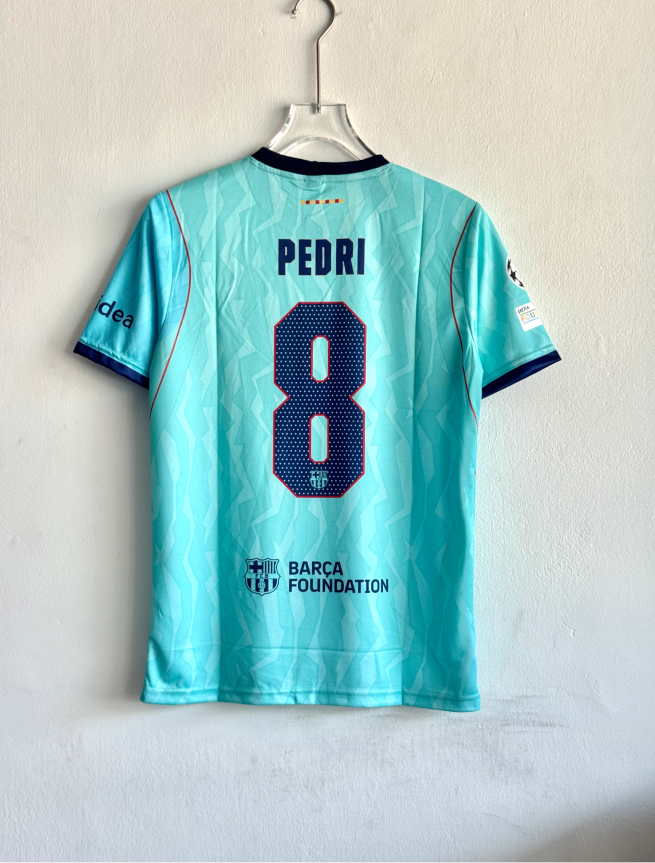 BARCELONA 26-27 THIRD KIT PEDRI EMBROIDERY PREMIUM