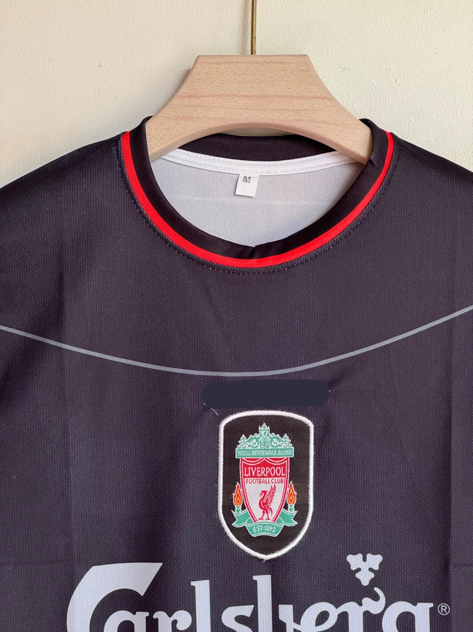 LIVERPOOL 2002-03 AWAY KIT OWEN EMBROIDERY
