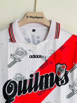 RIVER PLATE 1998 HOME KIT GALLARDO FIVESLEEVE POLO EMBROIDERY
