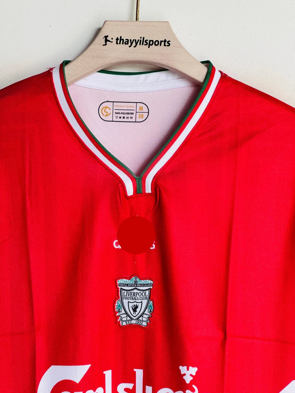 LIVERPOOL 1993-94 HOME KIT FOWLER EMBROIDERY
