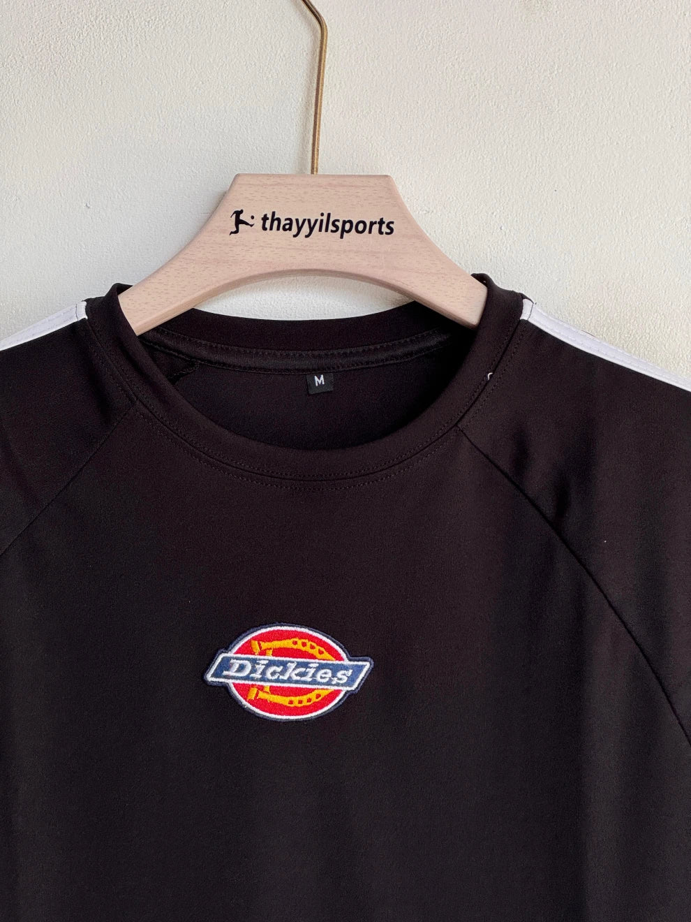 DICKIES OVERSIZED TSHIRT BLACK EMBROIDERY
