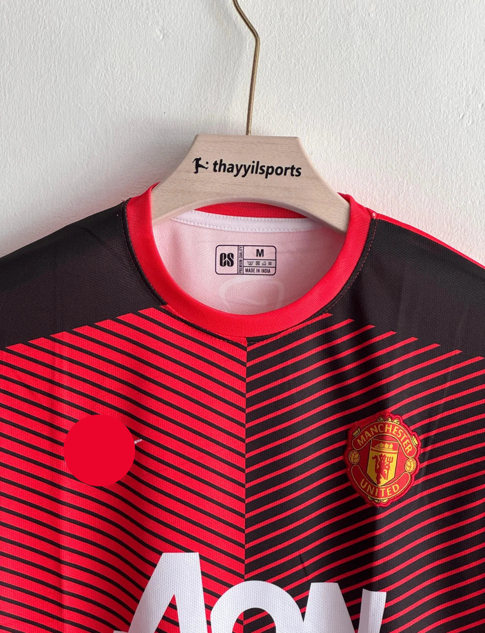 MANCHESTER UNITED 2014-15 TRAINING KIT EMBROIDERY