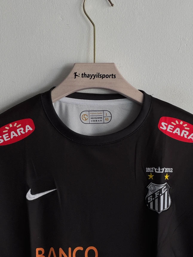SANTOS 2012 BLACK KIT NEYMER EMBROIDERY