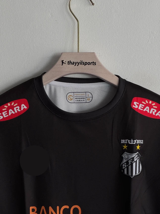 SANTOS 2012 BLACK KIT NEYMER EMBROIDERY