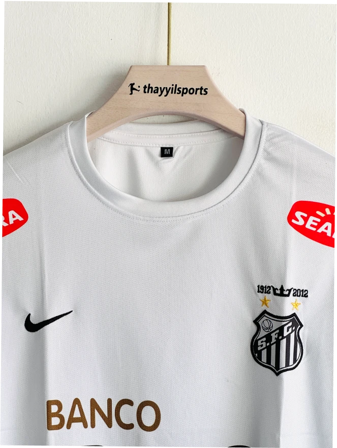 SANTOS 2011-12 HOME KIT NEYMER FIVESLEEVE EMBROIDERY