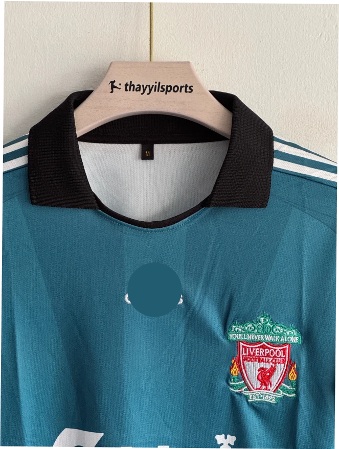 LIVERPOOL 2008-09 THIRD KIT TORRES POLO EMBROIDERY