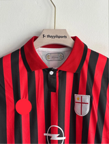ACMILAN 1999-2000 HOME KIT MALDINI POLO EMBROIDERY