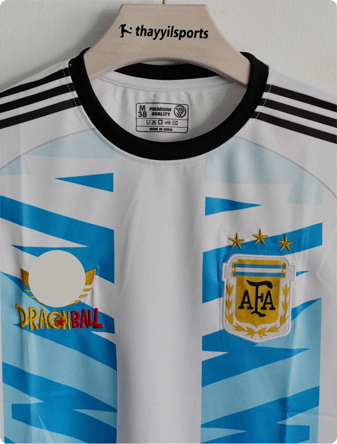 ARGENTINA X DRAGON BALL SPECIAL EDITION KIT MESSI EMBROIDERY