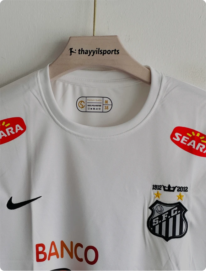 SANTOS 2012-13 HOME KIT NEYMER EMBROIDERY