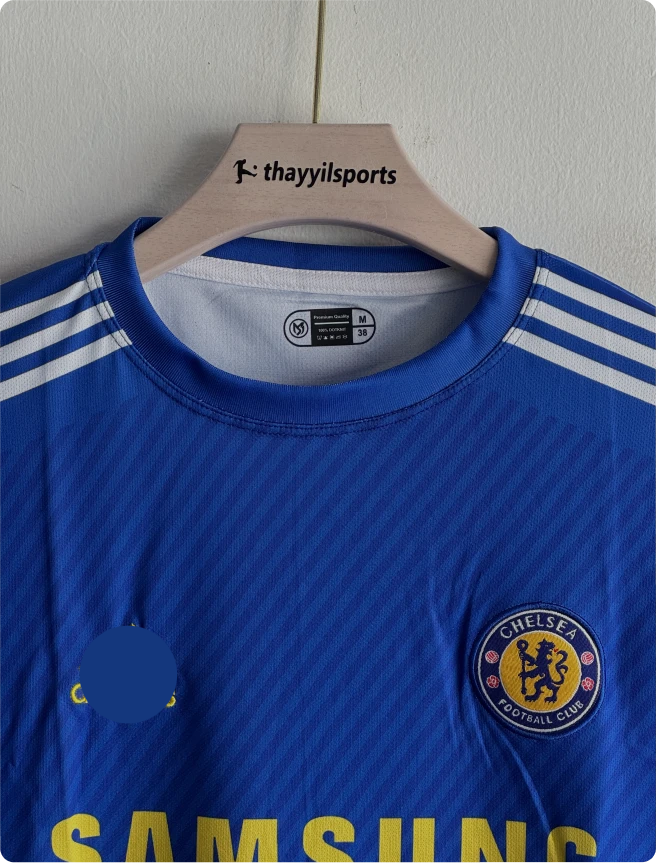 CHELSEA 2012-13 HOME KIT HAZARD EMBROIDERY
